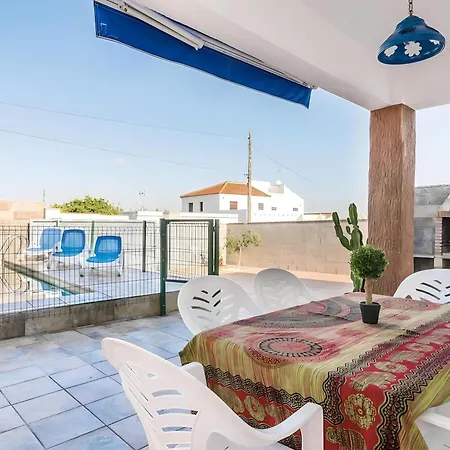 Villa Chalet Con Piscina Privada, Wi-fi Y Barbacoa En Conil - Es-180-9